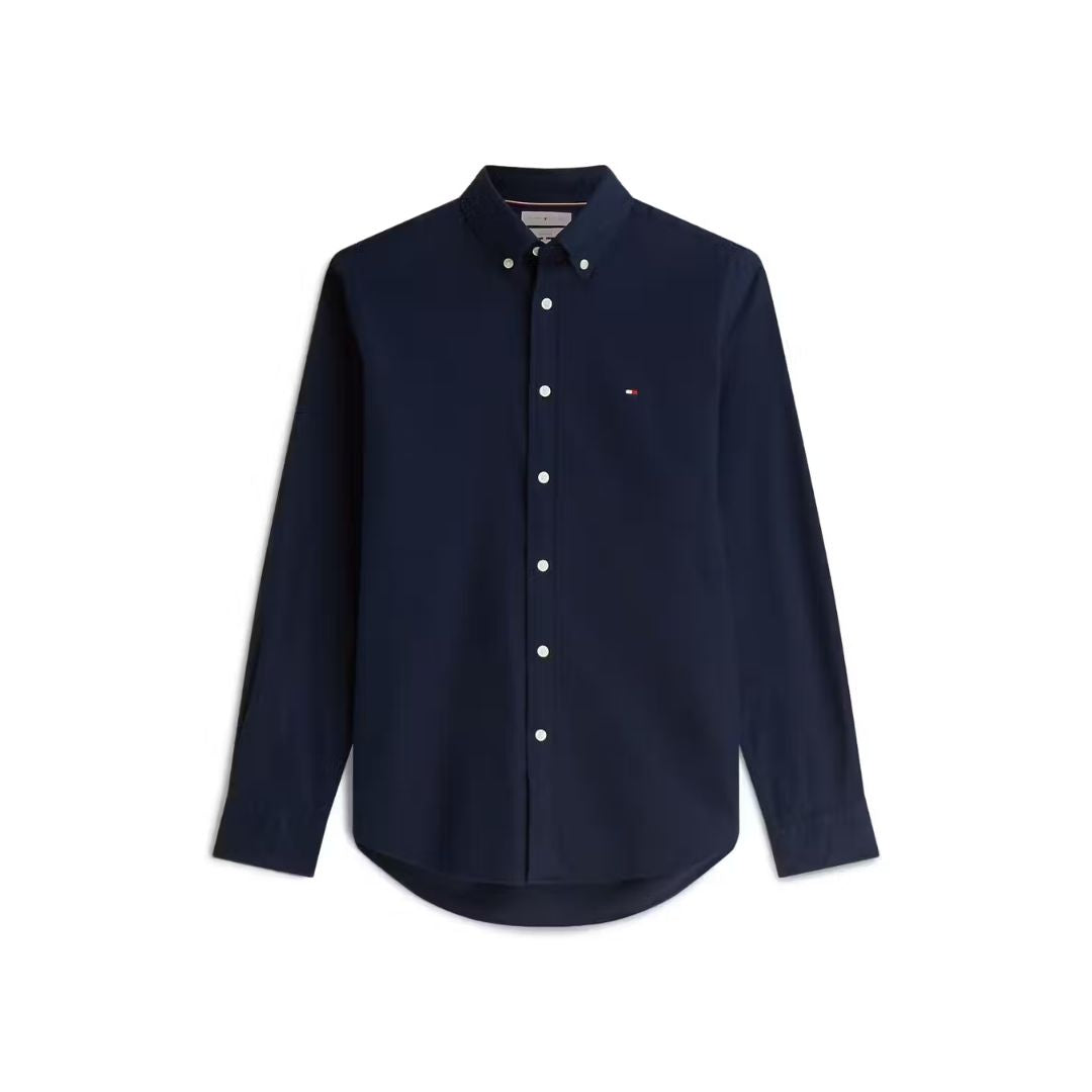 Tommy Hilfiger Flex Flannel Regular Fit Shirt – Navy