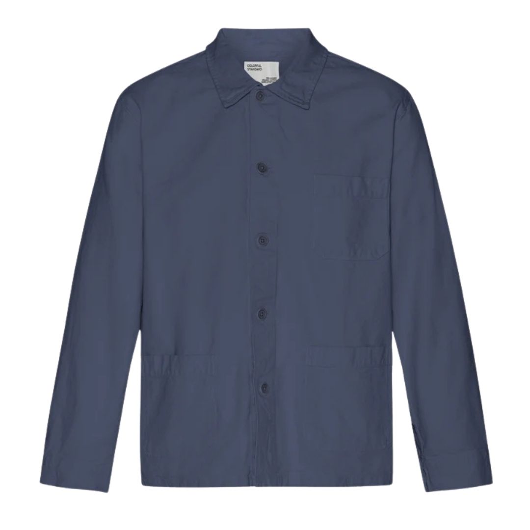 Colorful Standard Organic Workwear Jacket - Petrol Blue