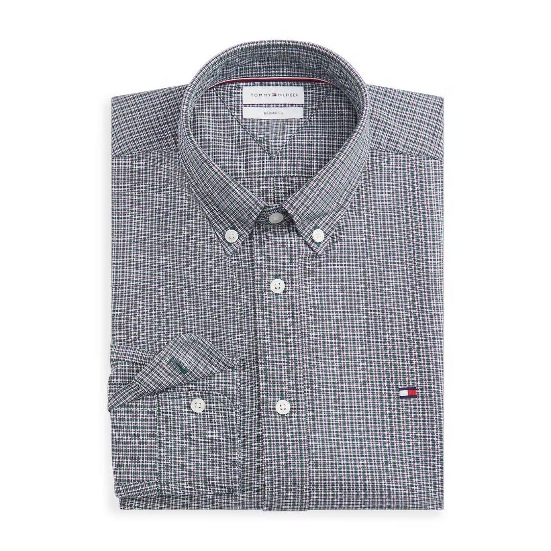Tommy Hilfiger Heritage Oxford Tartan Regular Fit Shirt – Green