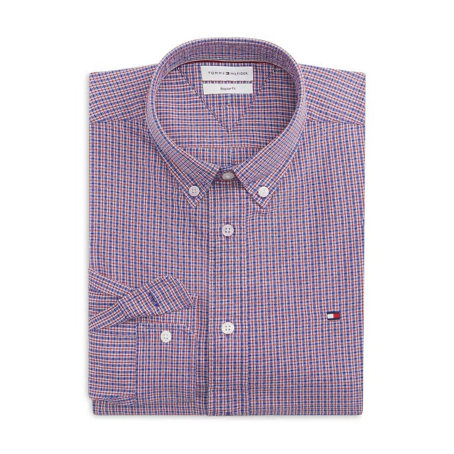 Tommy Hilfiger Heritage Oxford Tartan Regular Fit Shirt – Red