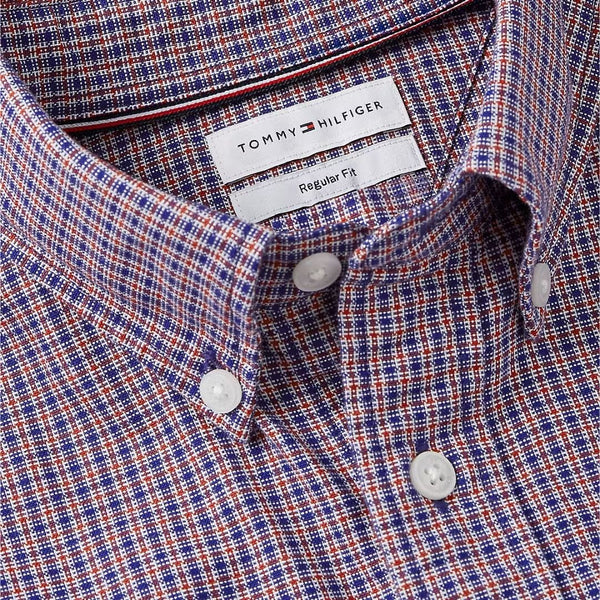 Tommy Hilfiger Heritage Oxford Tartan Regular Fit Shirt – Red