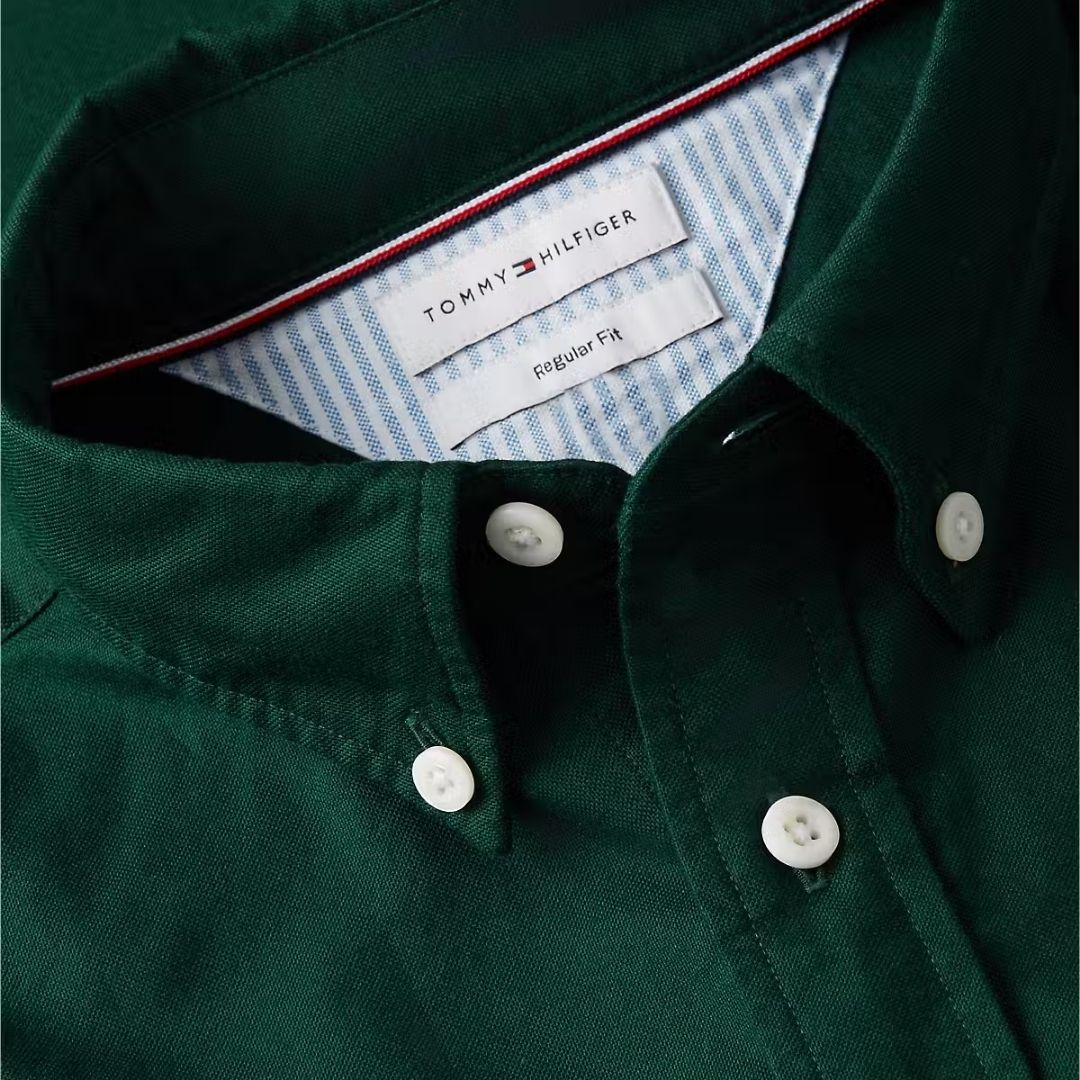 Tommy Hilfiger Heritage Oxford Regular Fit Shirt – Green