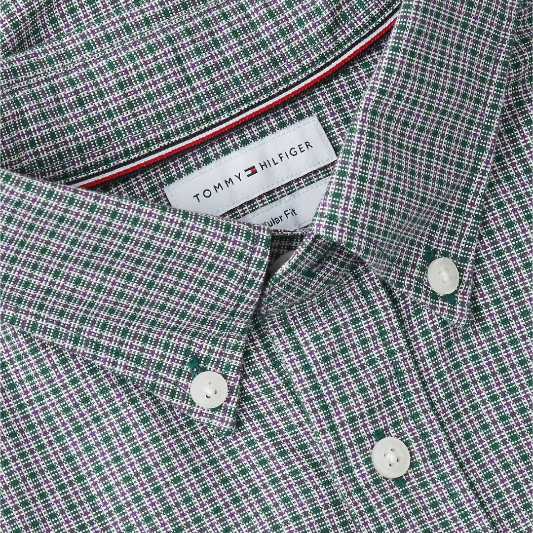 Tommy Hilfiger Heritage Oxford Tartan Regular Fit Shirt – Green