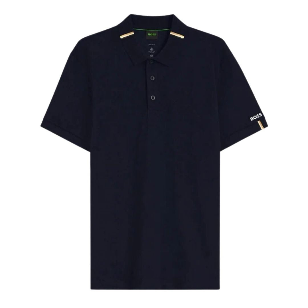 BOSS Green Rank Polo Shirt – Dark Blue