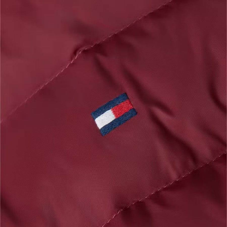 Tommy Hilfiger Packable Recycled Jacket – Burgundy