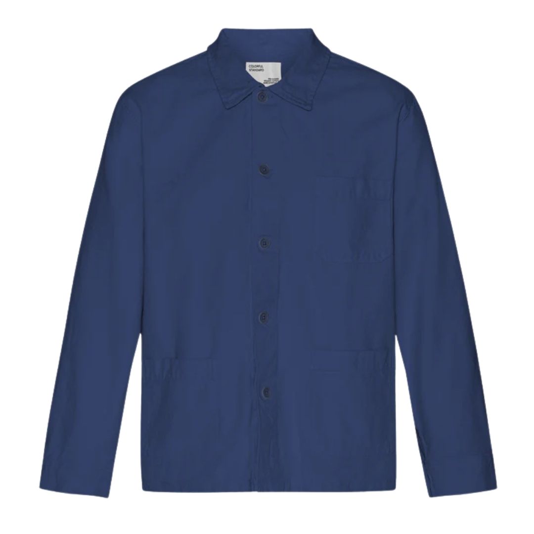 Colorful Standard Organic Workwear Jacket - Marine Blue