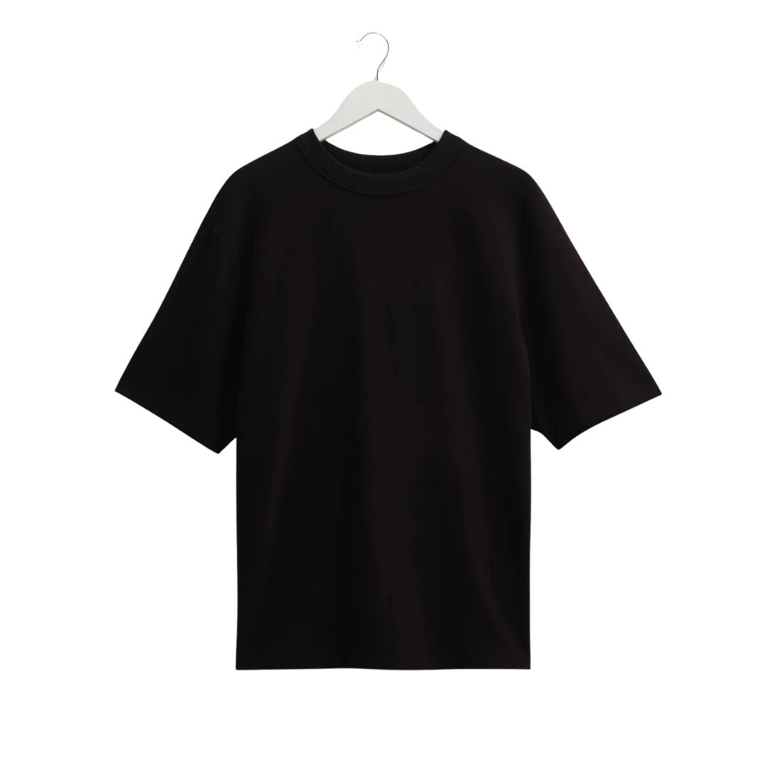 Wax London Milton Compact Organic Cotton T-Shirt - Black
