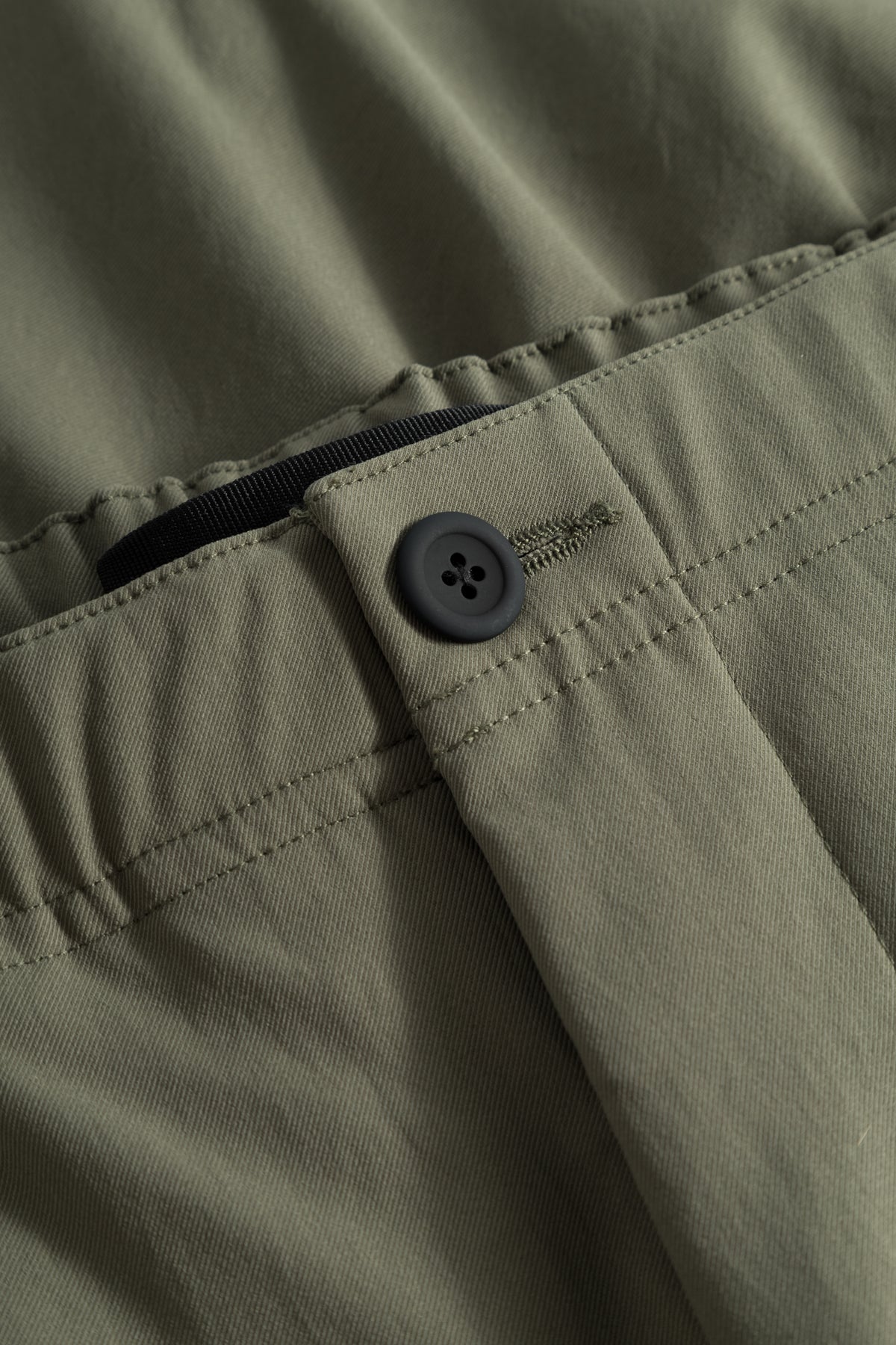Norse Projects Ezra Relaxed Solotex Twill Short - Sediment Green
