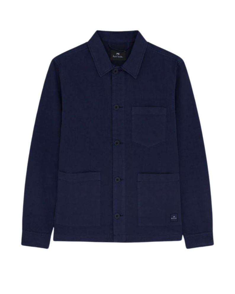 Paul Smith Casual Fit Overshirt Jacket - Navy