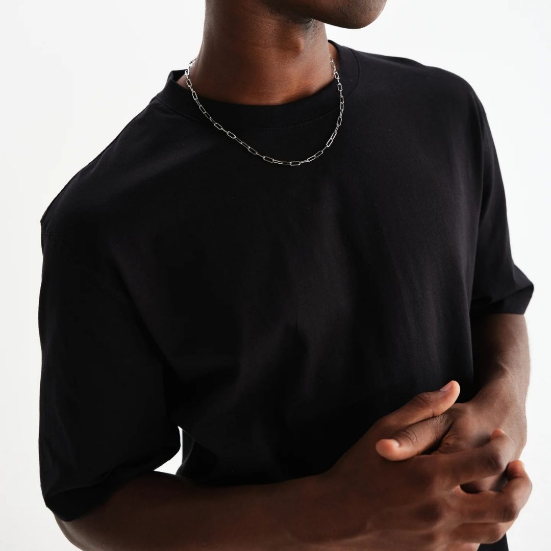 Wax London Milton Compact Organic Cotton T-Shirt - Black