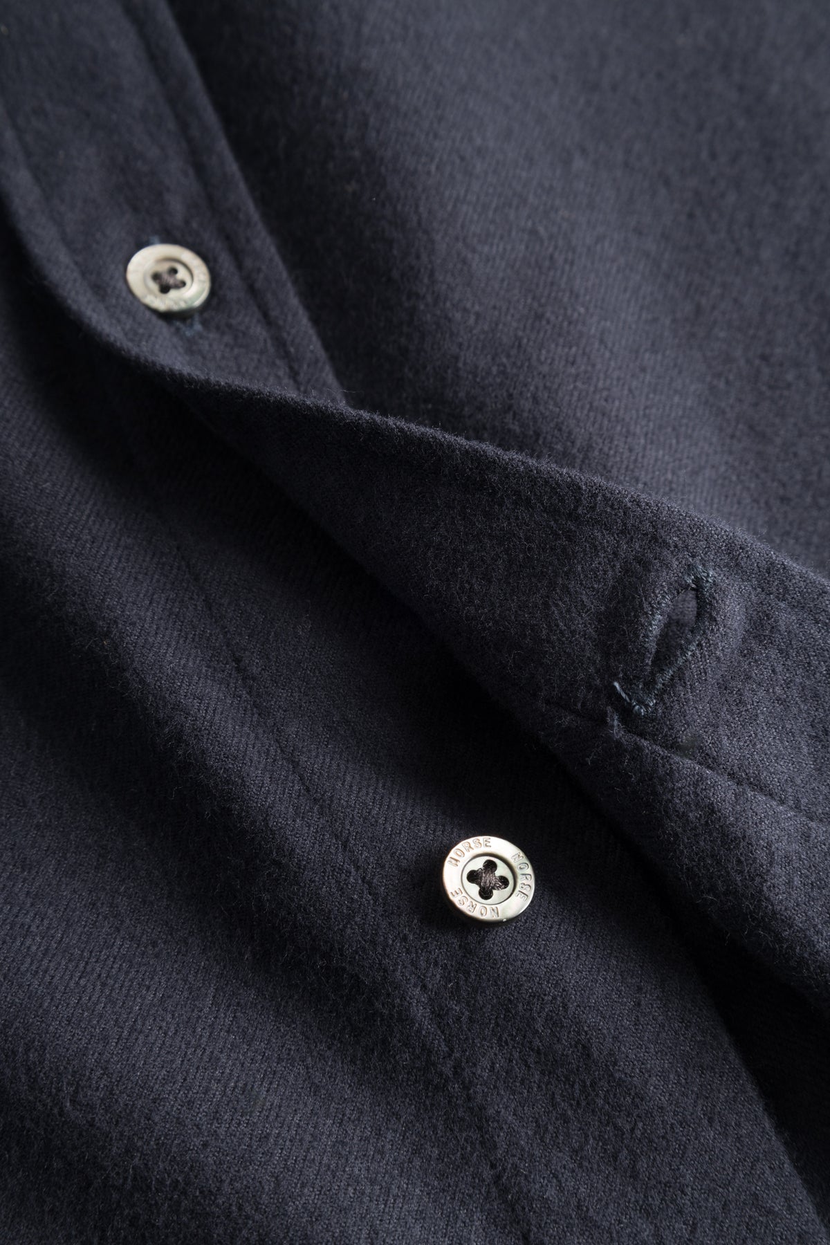 Norse Project Osvald Flannel Shirt - Dark Navy