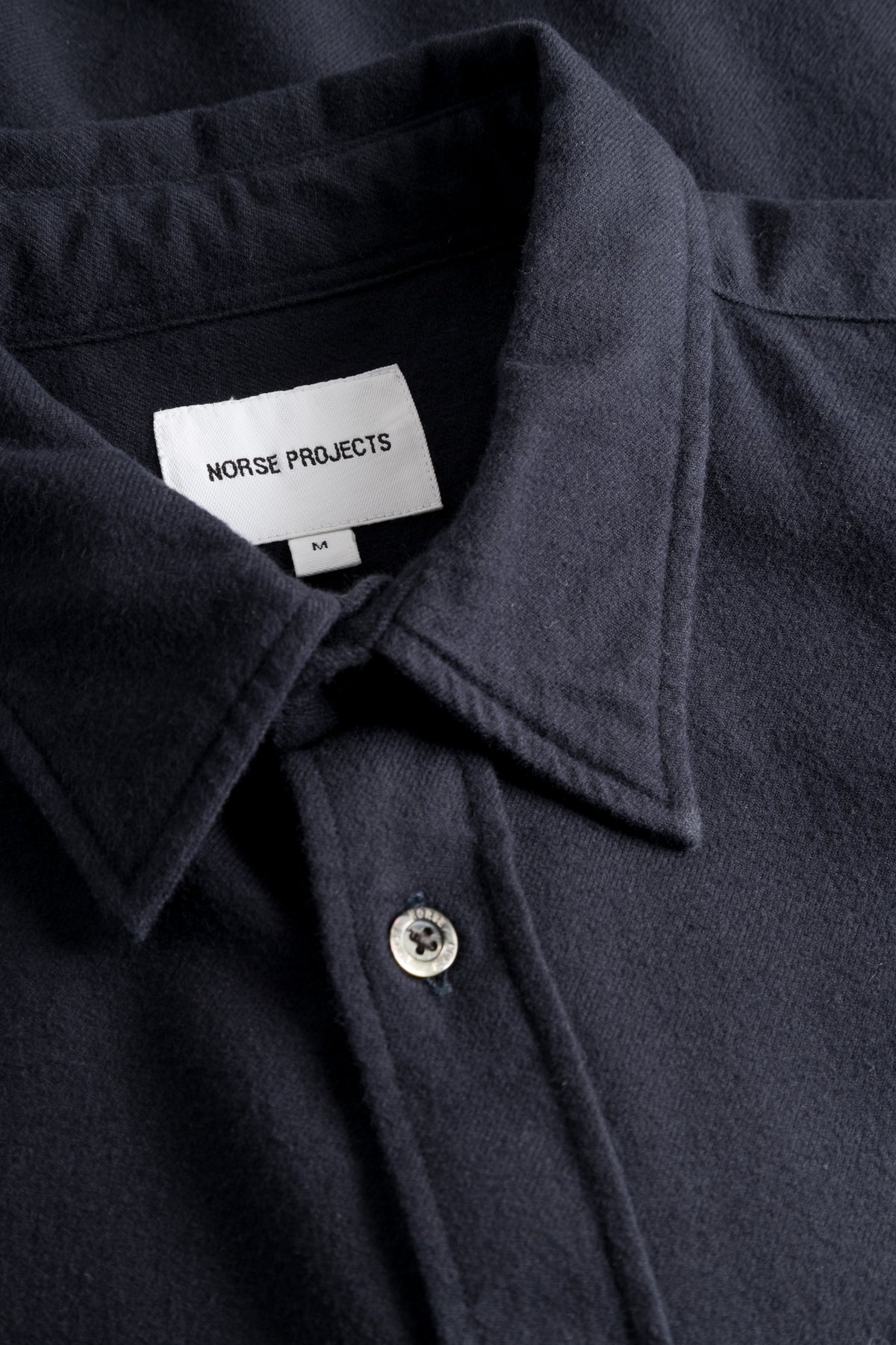 Norse Project Osvald Flannel Shirt - Dark Navy