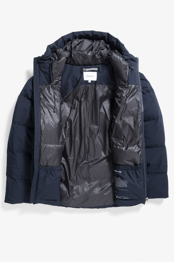 Norse Projects Asger 2.0 Down Jacket - Dark Navy