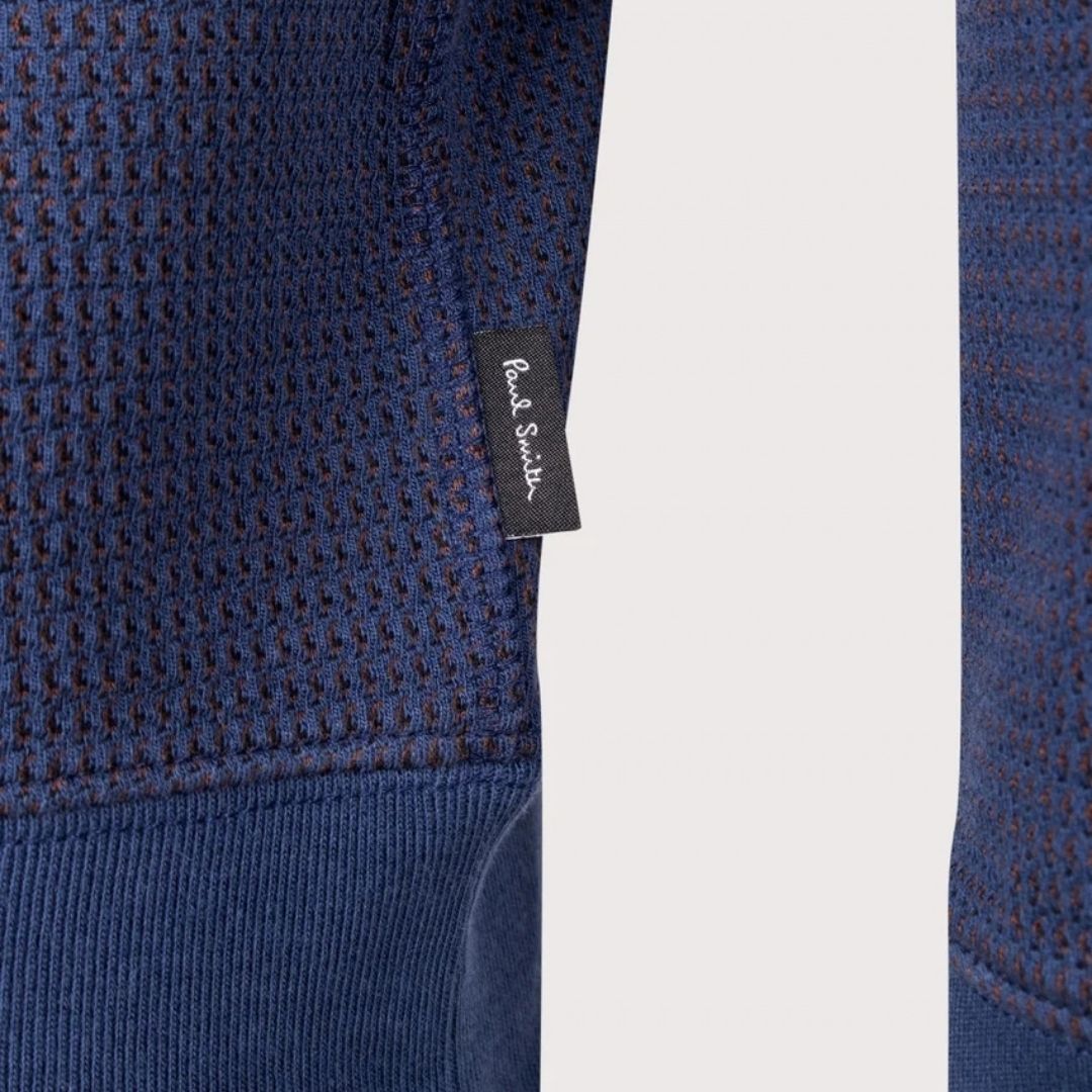 Paul Smith Classic Half Zip Top - Blue