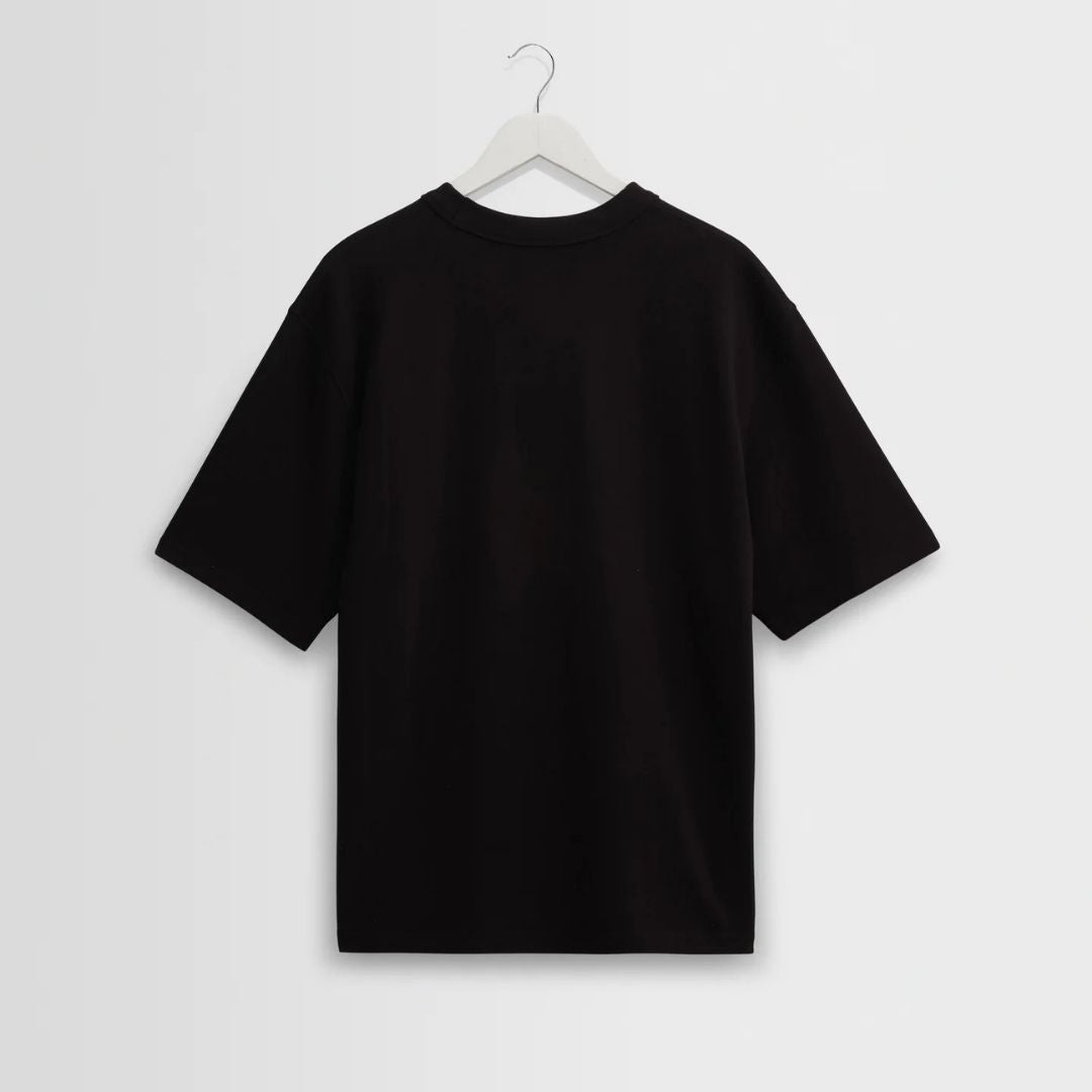 Wax London Milton Compact Organic Cotton T-Shirt - Black