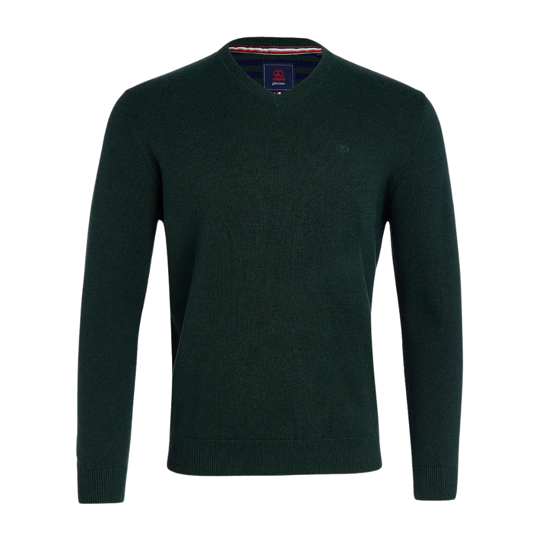 Andre Valencia V-Neck - Forest