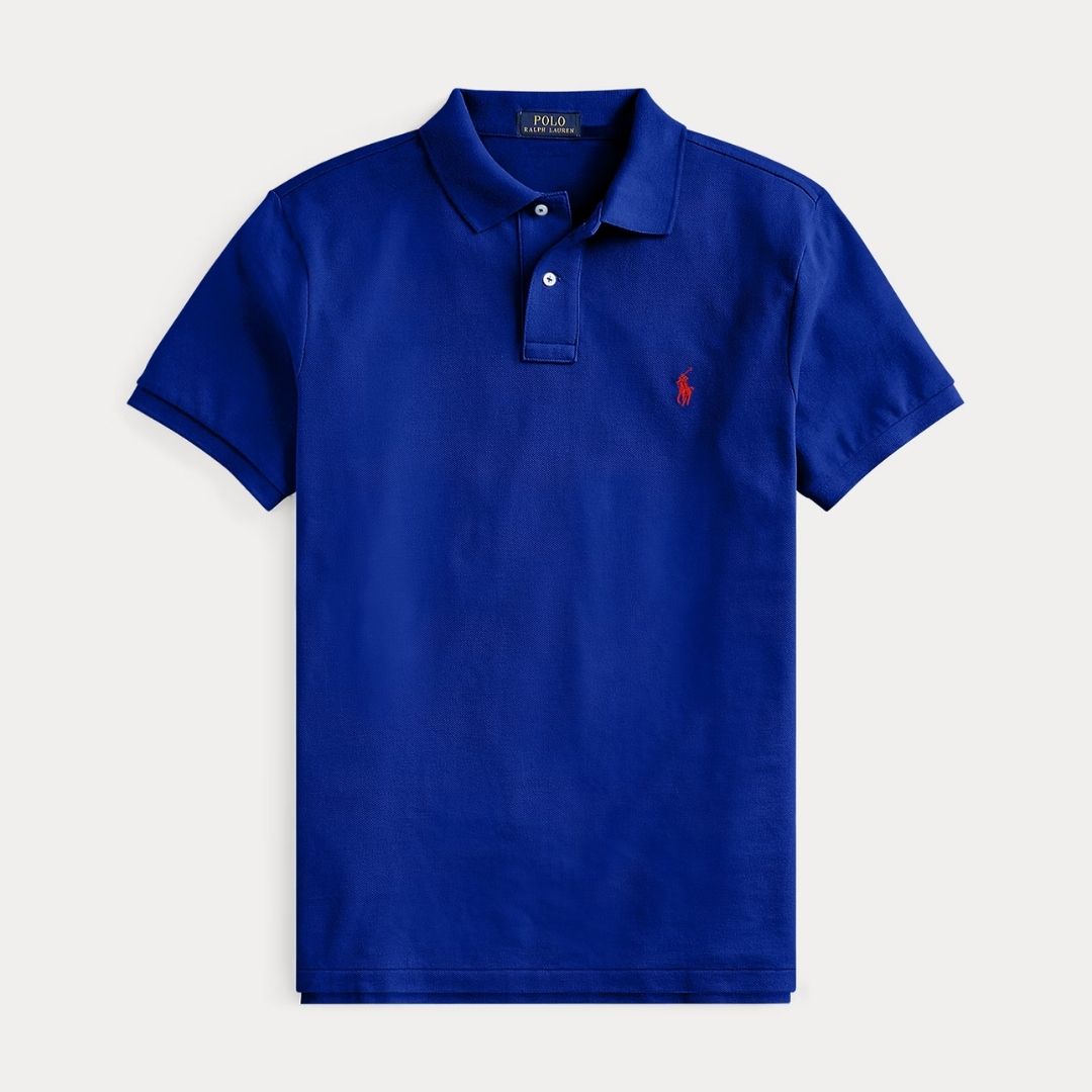 Polo Ralph Lauren The Iconic Mesh Polo Shirt - Heritage Blue/Royal