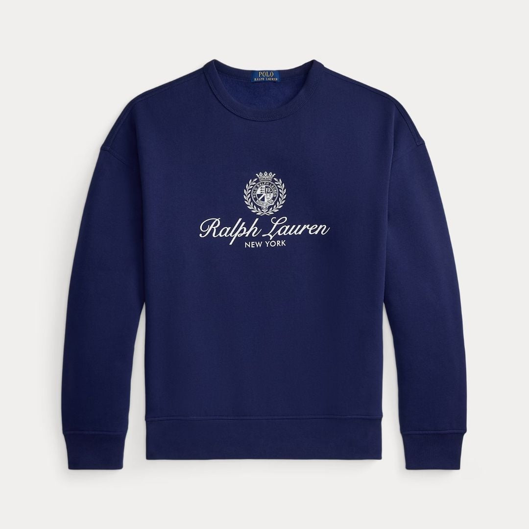 Polo Ralph Lauren Relaxed Fit Fleece Graphic Sweatshirt - Newport Navy