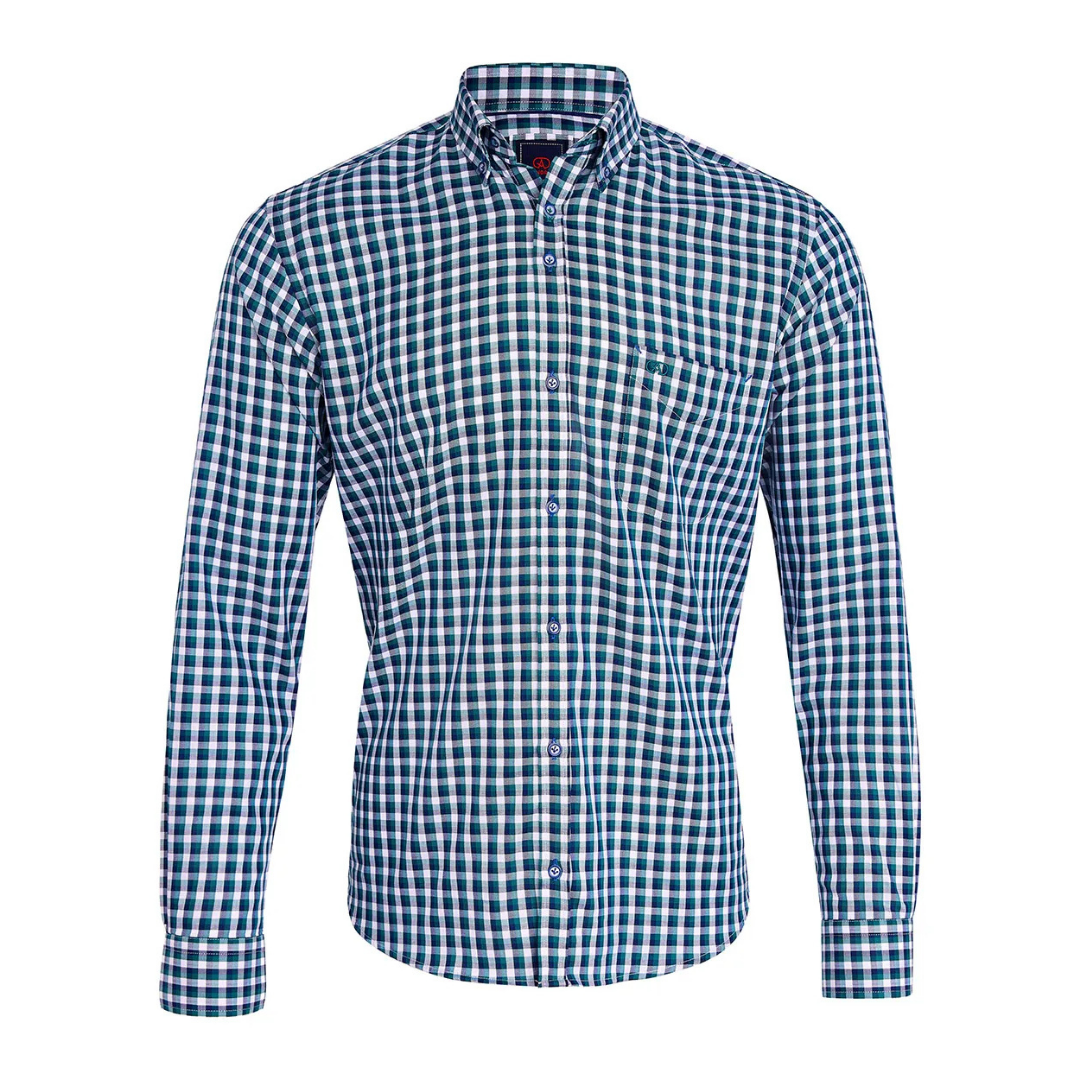 Andre Fahy Long Sleeve Casual Shirt - Green