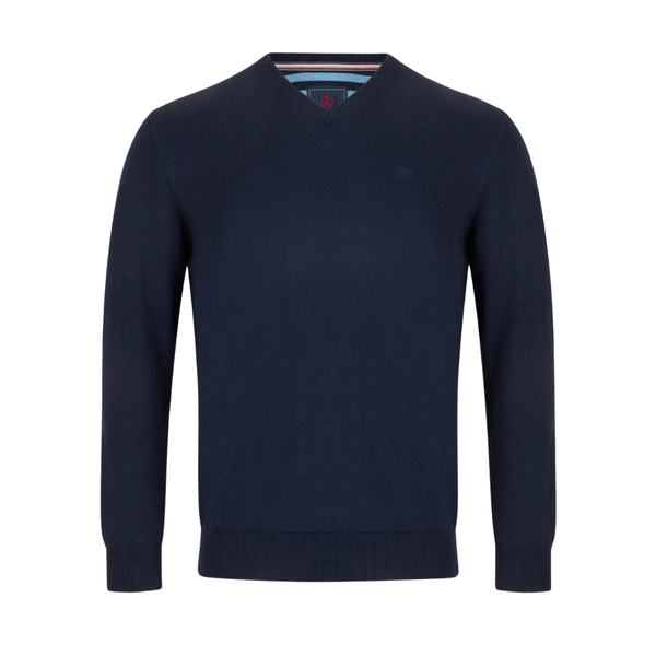 Andre Valencia V-Neck - Navy