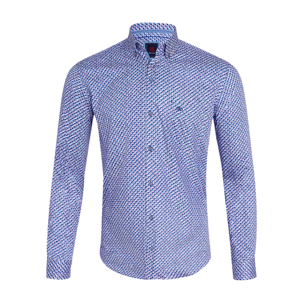 Andre Kelly Long Sleeve Casual Shirt - Lilac