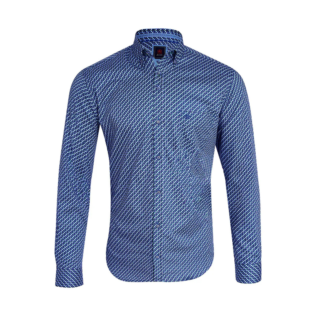 Andre Galvin Long Sleeve Casual Shirt - Green