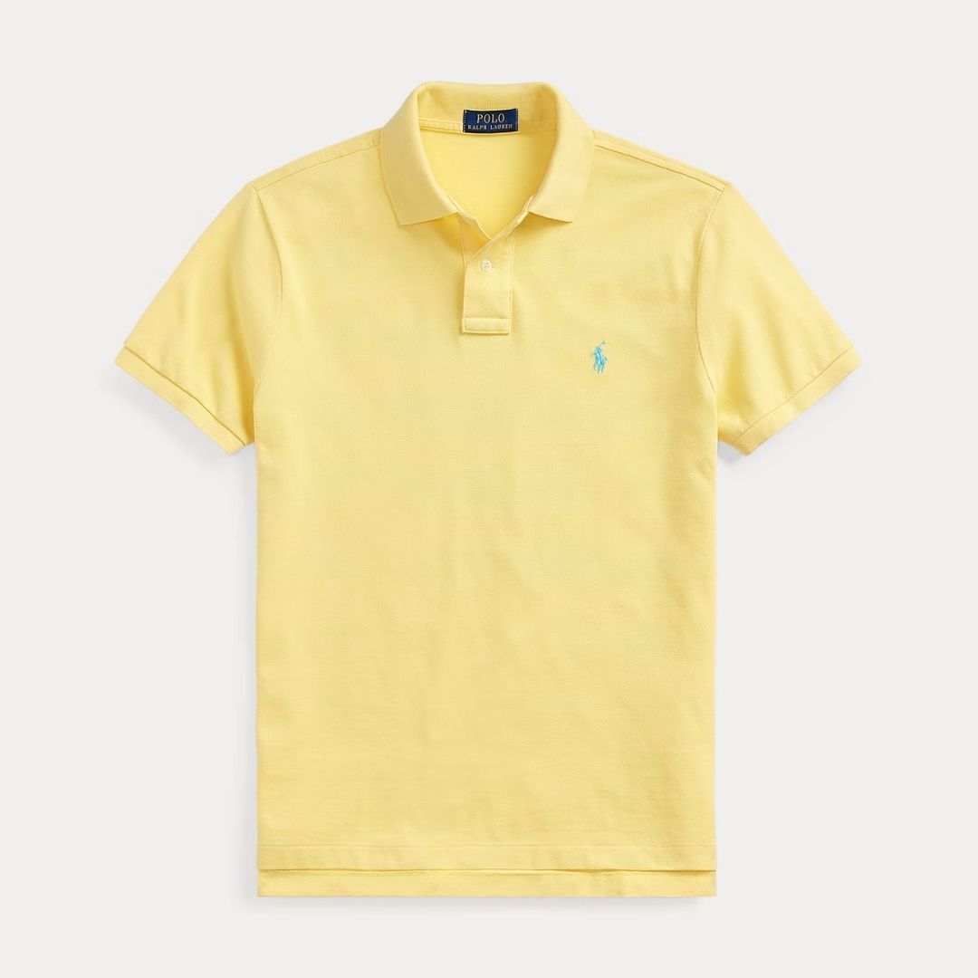 Polo Ralph Lauren The Iconic Mesh Polo Shirt - Corn Yellow