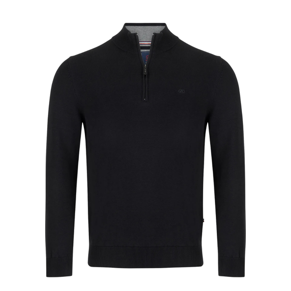 Andre Tory Half Zip - Black
