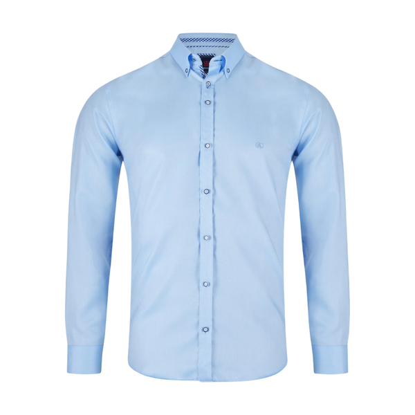 Andre Rhine Long Sleeve Casual Shirt - Blue