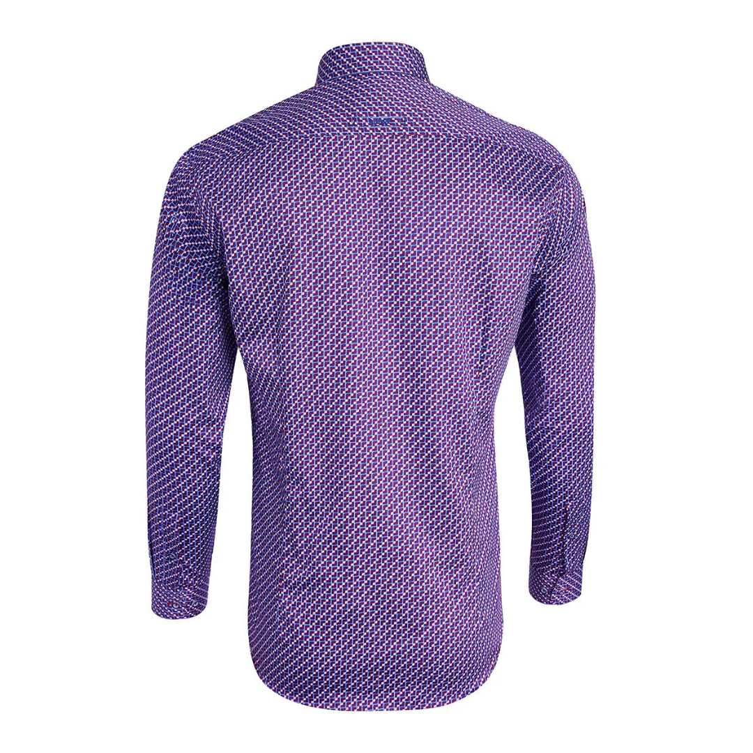 Andre Galvin Long Sleeve Shirt - Burgundy