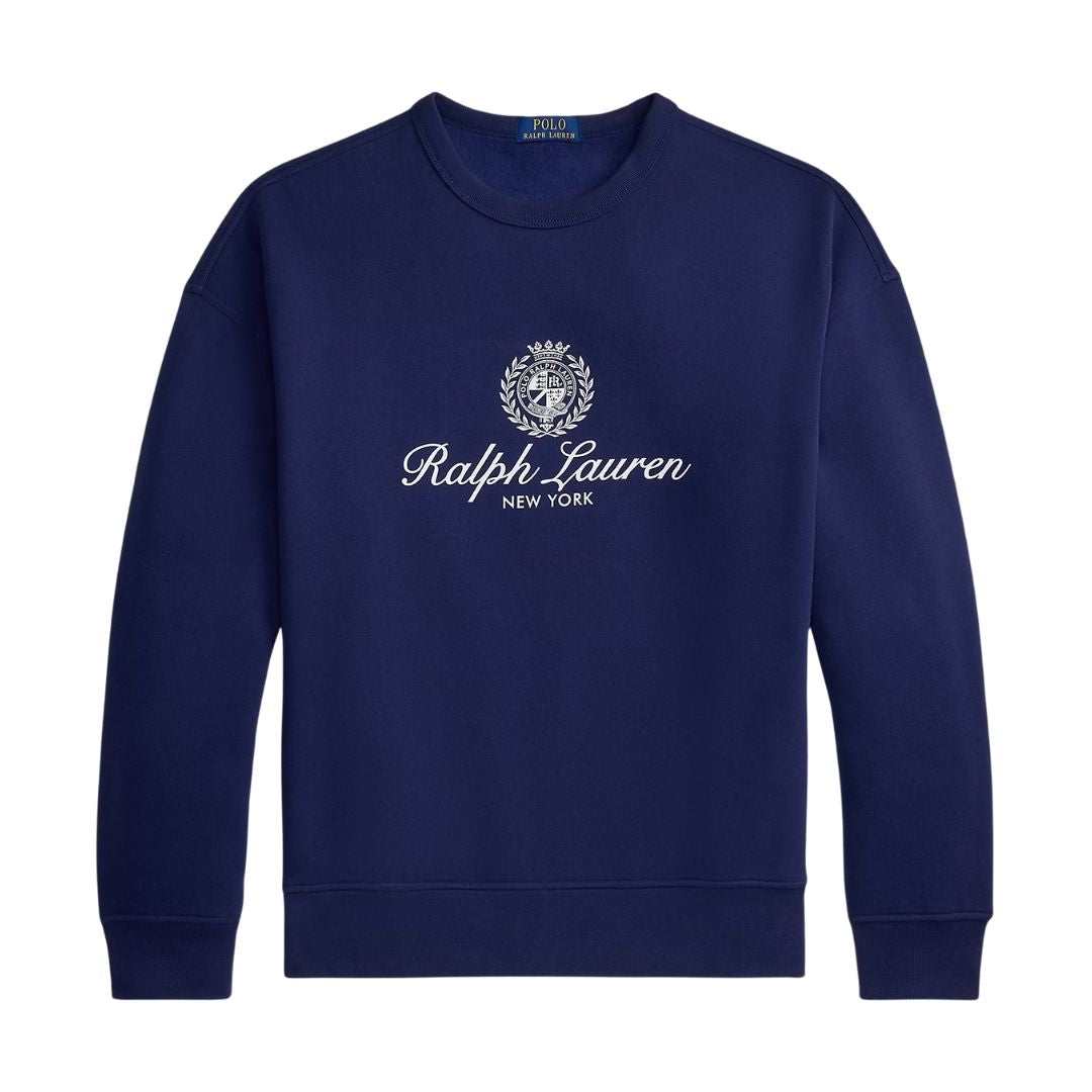 Polo Ralph Lauren Relaxed Fit Fleece Graphic Sweatshirt - Newport Navy