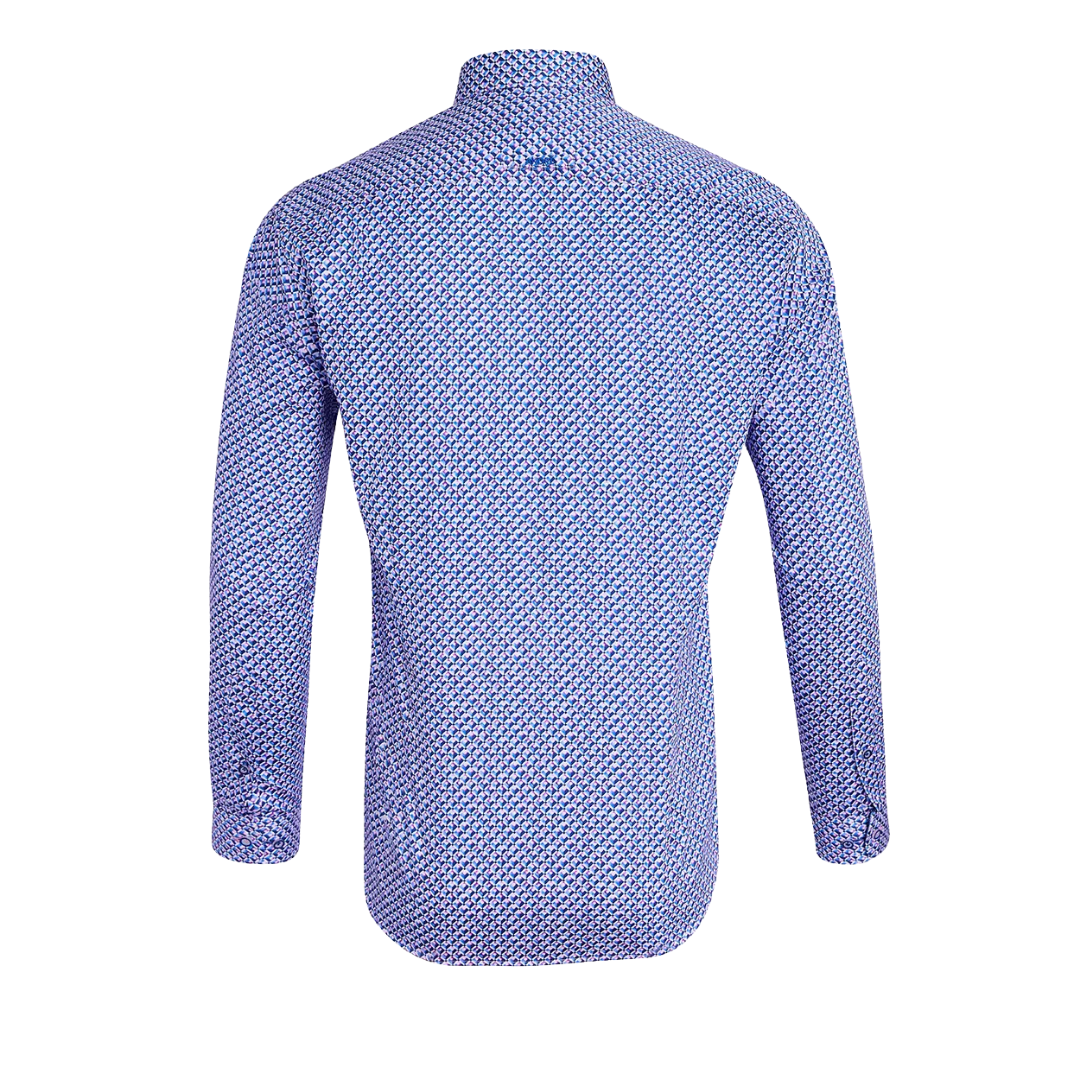 Andre Kelly Long Sleeve Casual Shirt - Lilac