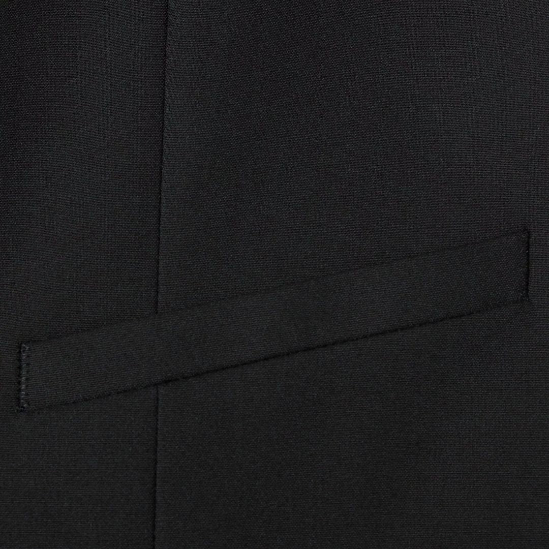 Remus Uomo Black Rino Waistcoat - Black