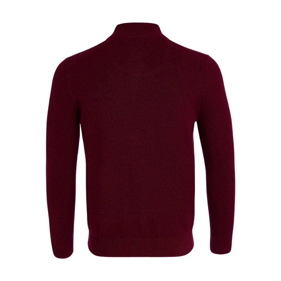 Andre Tory Half Zip - Burgundy