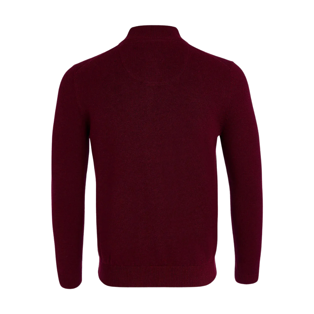 Andre Tory Half Zip - Burgundy