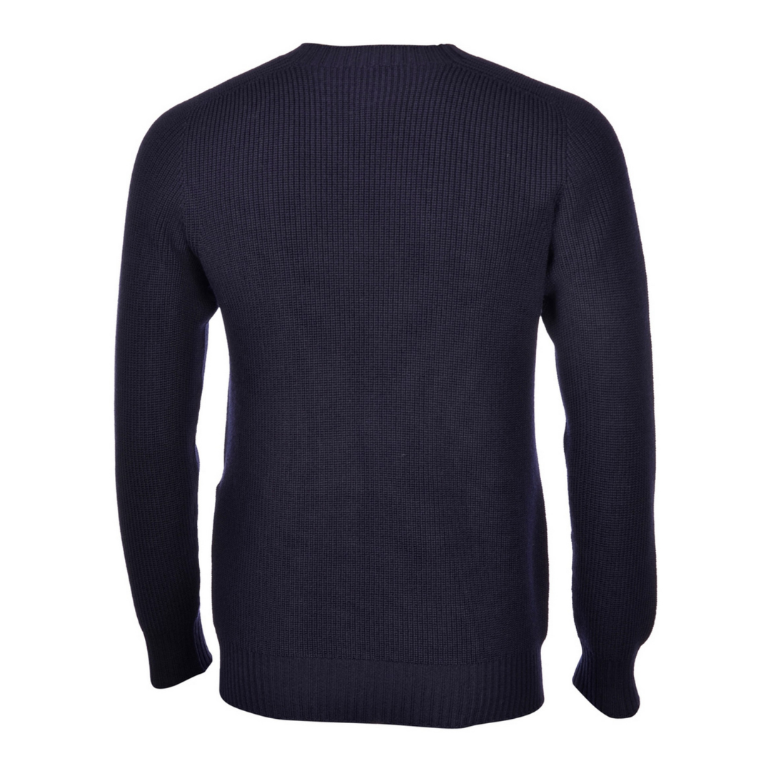 Gran Sasso Crew Neck Knit - Navy