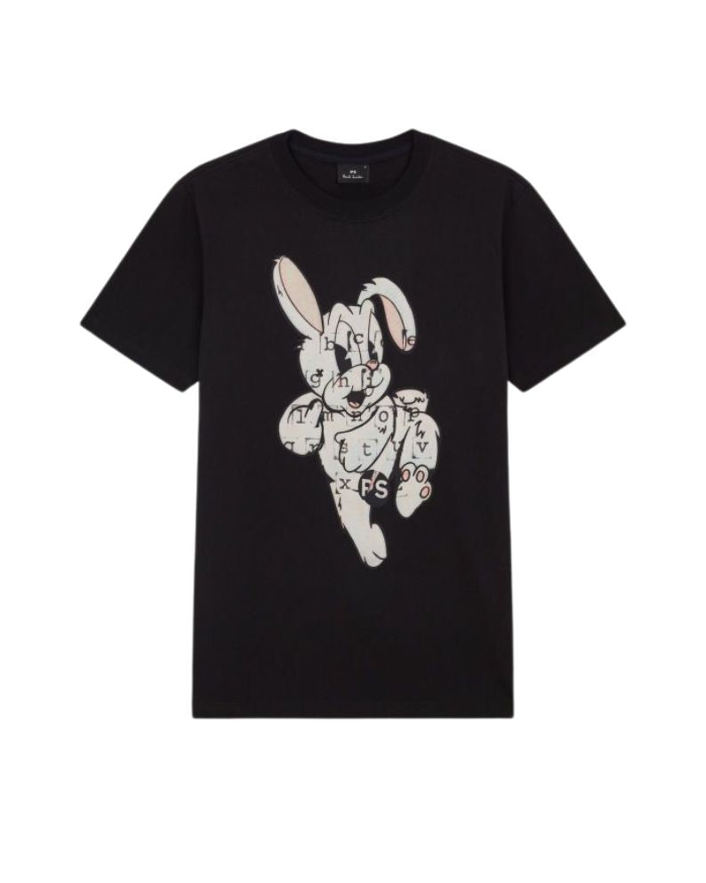 Paul Smith Bunny Print T-Shirt - Black