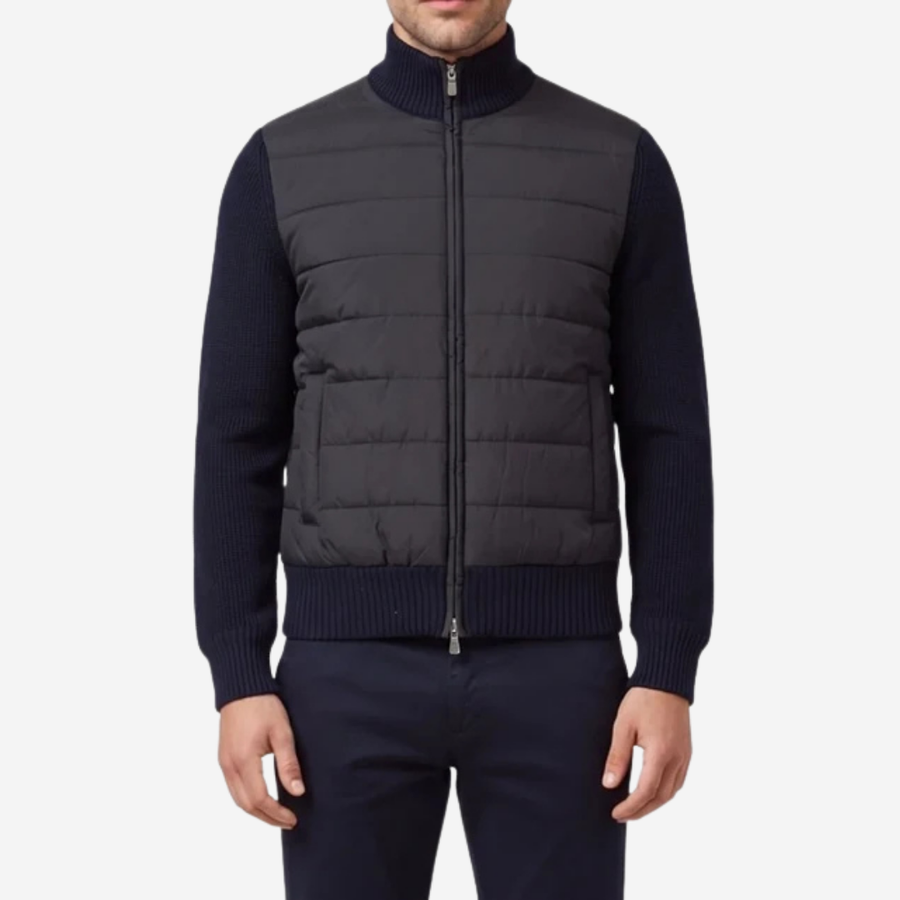 Gran Sasso Hybrid Knit - Navy