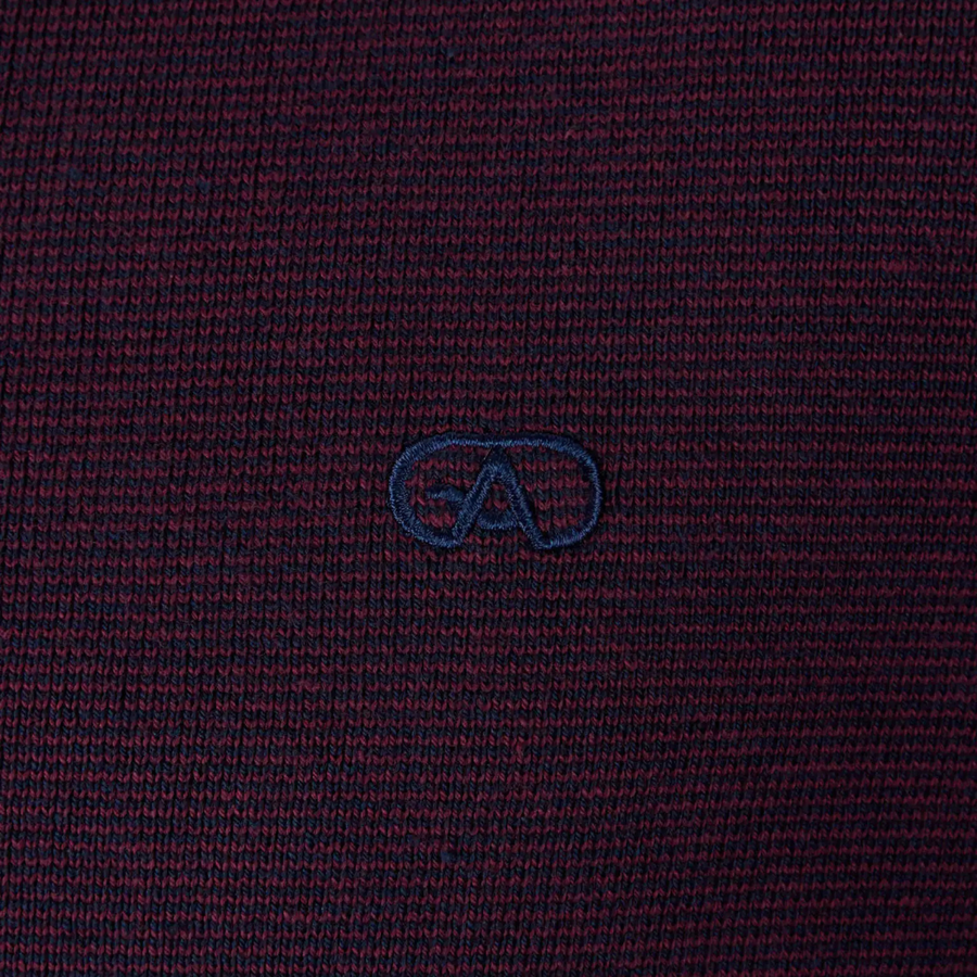 Andre Inch Half Zip - Burgundy