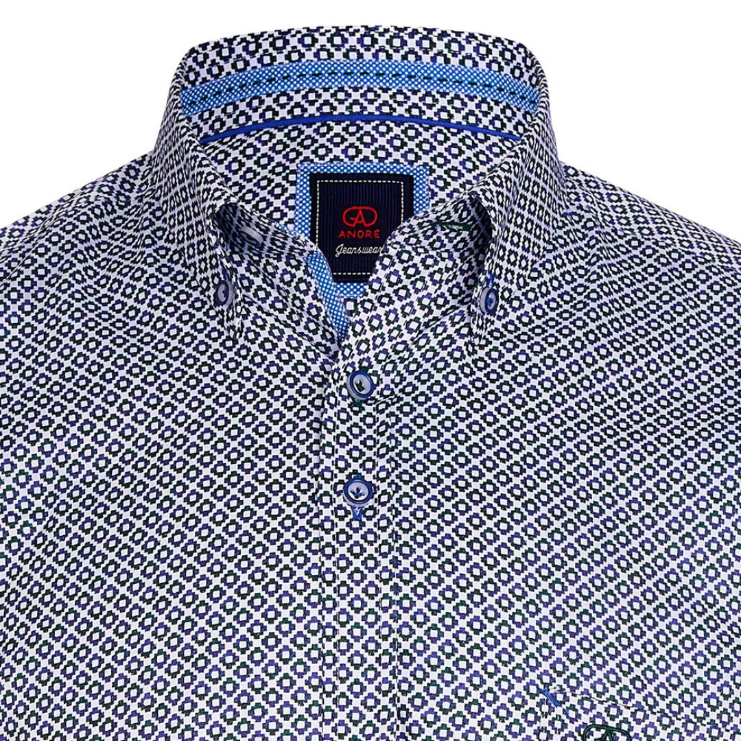 Andre Regan Long Sleeve Casual Shirt - Green