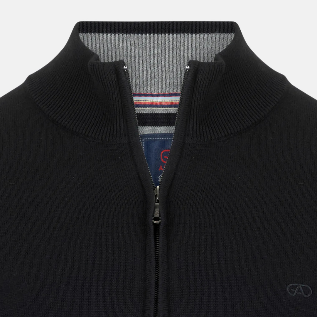 Andre Tory Half Zip - Black