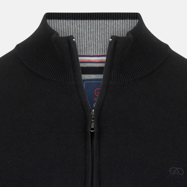 Andre Tory Half Zip - Black