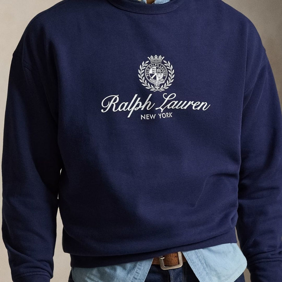 Polo Ralph Lauren Relaxed Fit Fleece Graphic Sweatshirt - Newport Navy