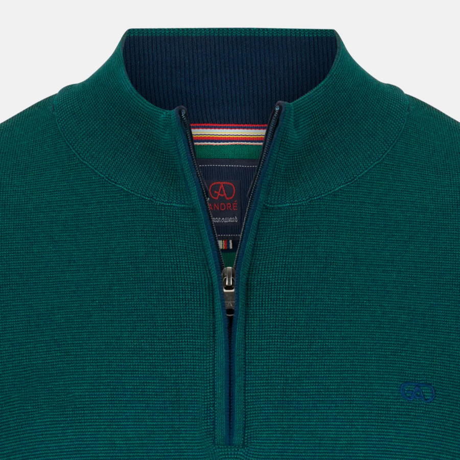 Andre Inch Half Zip - Forest