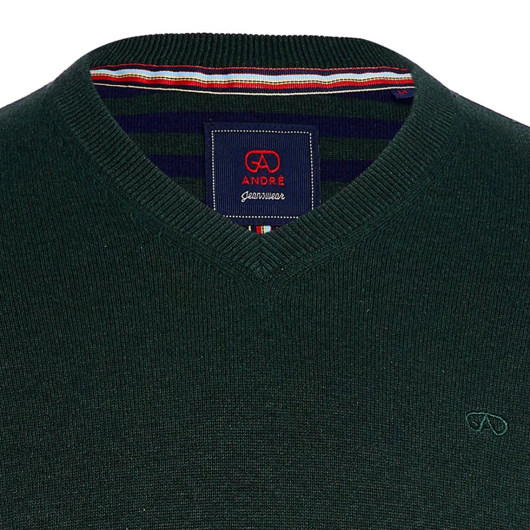 Andre Valencia V-Neck - Forest