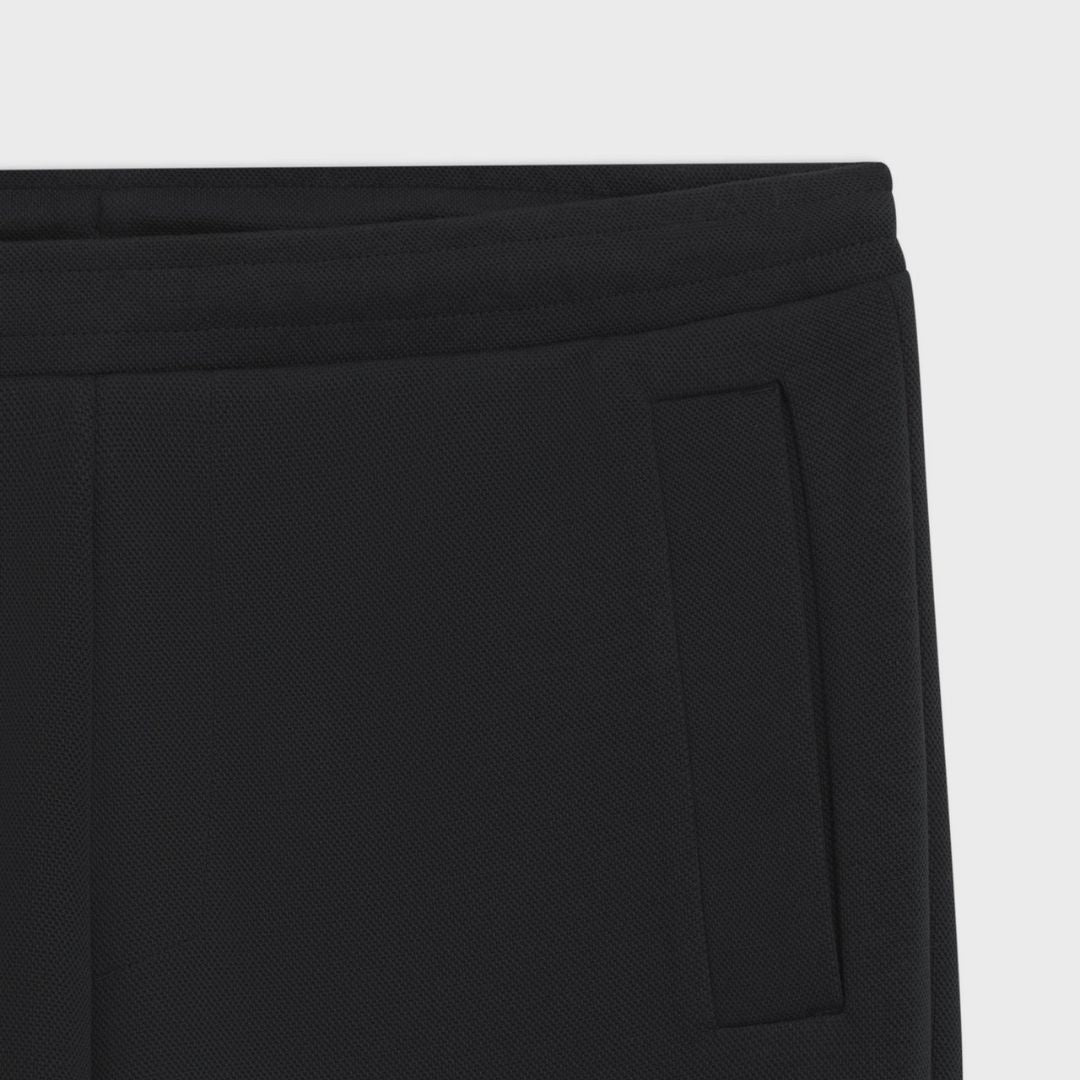 Boss Green Cotton-blend tracksuit bottoms with embroidered logo - Dk Blue