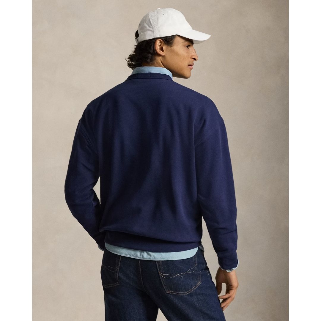 Polo Ralph Lauren Relaxed Fit Fleece Graphic Sweatshirt - Newport Navy