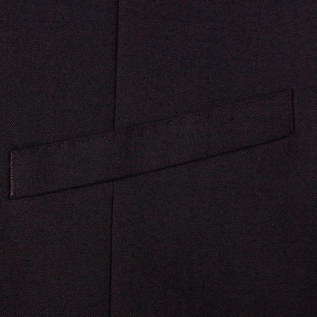 Remus Uomo Dark Red Peppe Mix + Match Suit Waistcoat - Wine