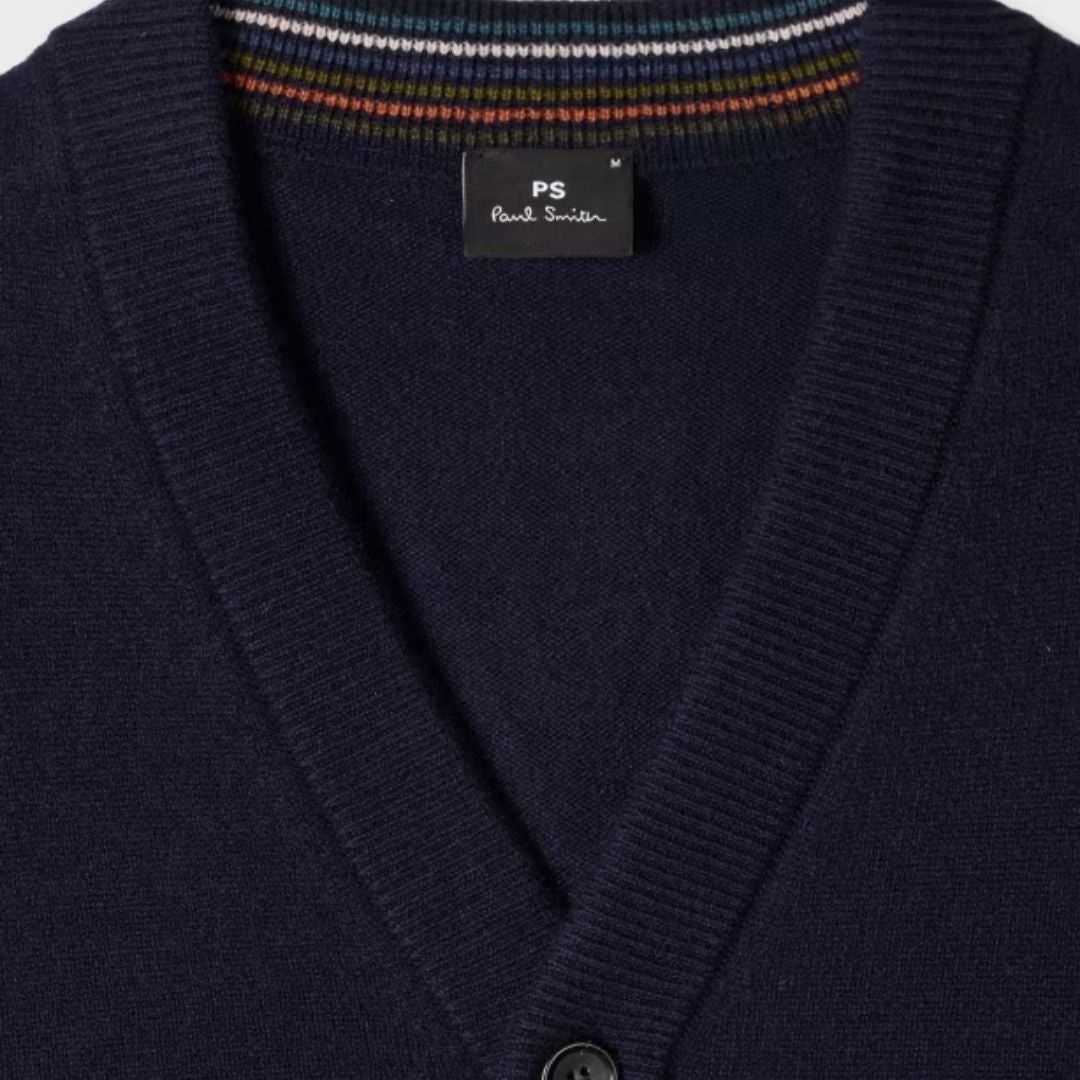 Paul Smith Cardigan Button Thru - Blue