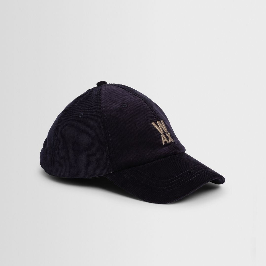 Wax London Spencer Sports Cap Peach Cotton - Navy